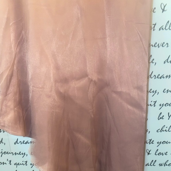 BY ANTHROPOLOGIE FAUX LEATHER ONE-SHOULDER ASYMMETRICAL MIDI DRESS - Picture 6 of 10